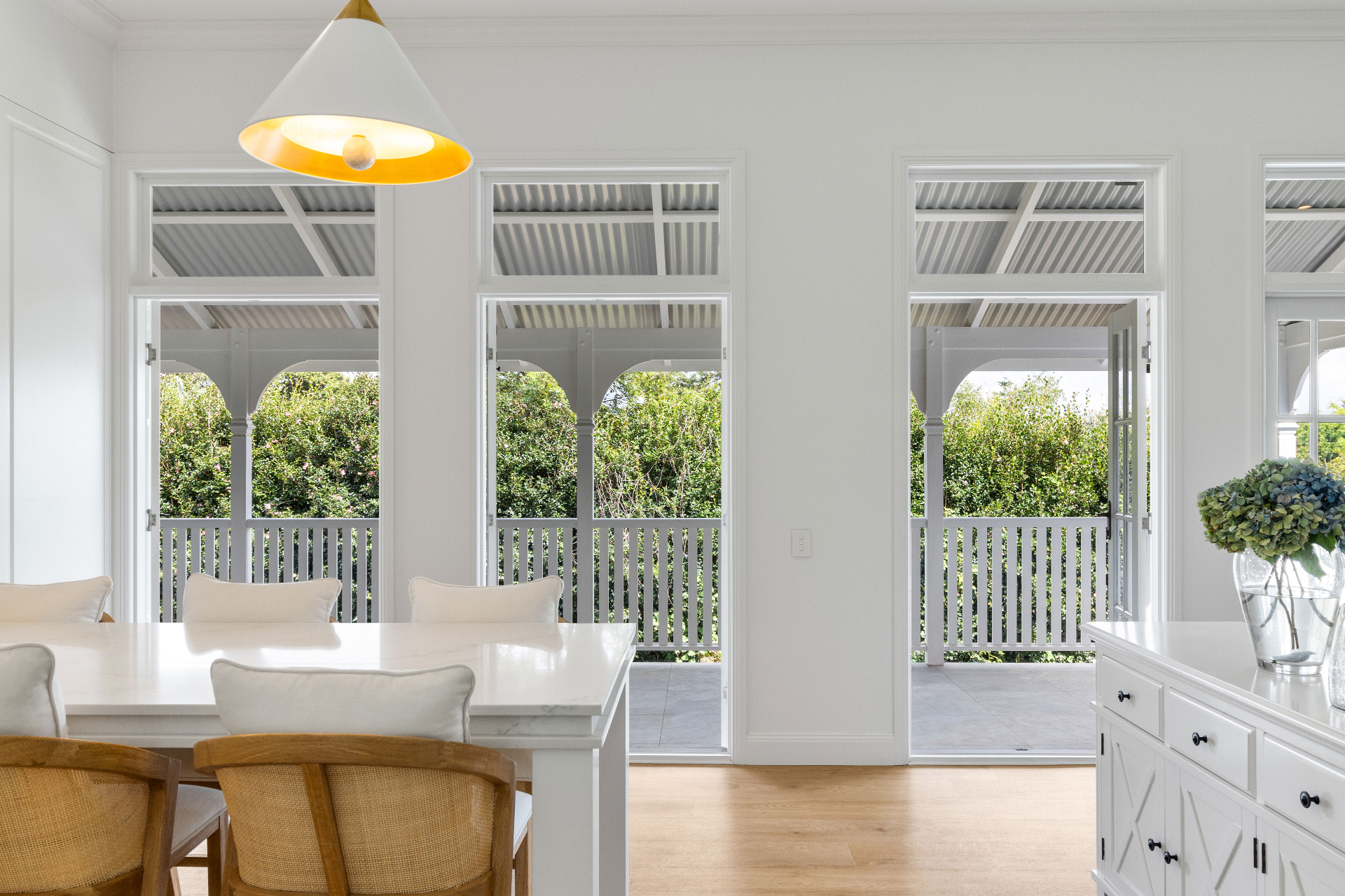 Outdoor living space built by Independent Building Group on the Sunshine Coast