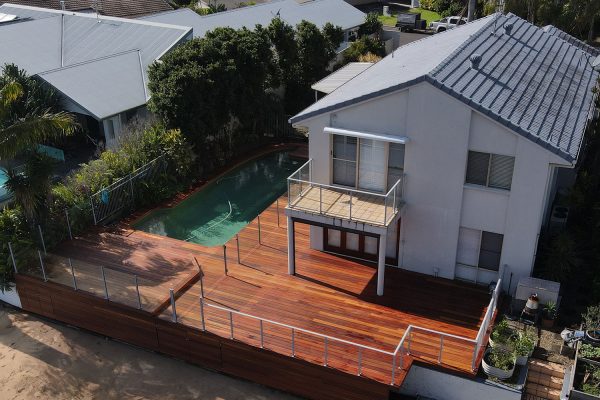 Maroochydore Pool Deck Project Aerial View by IBG